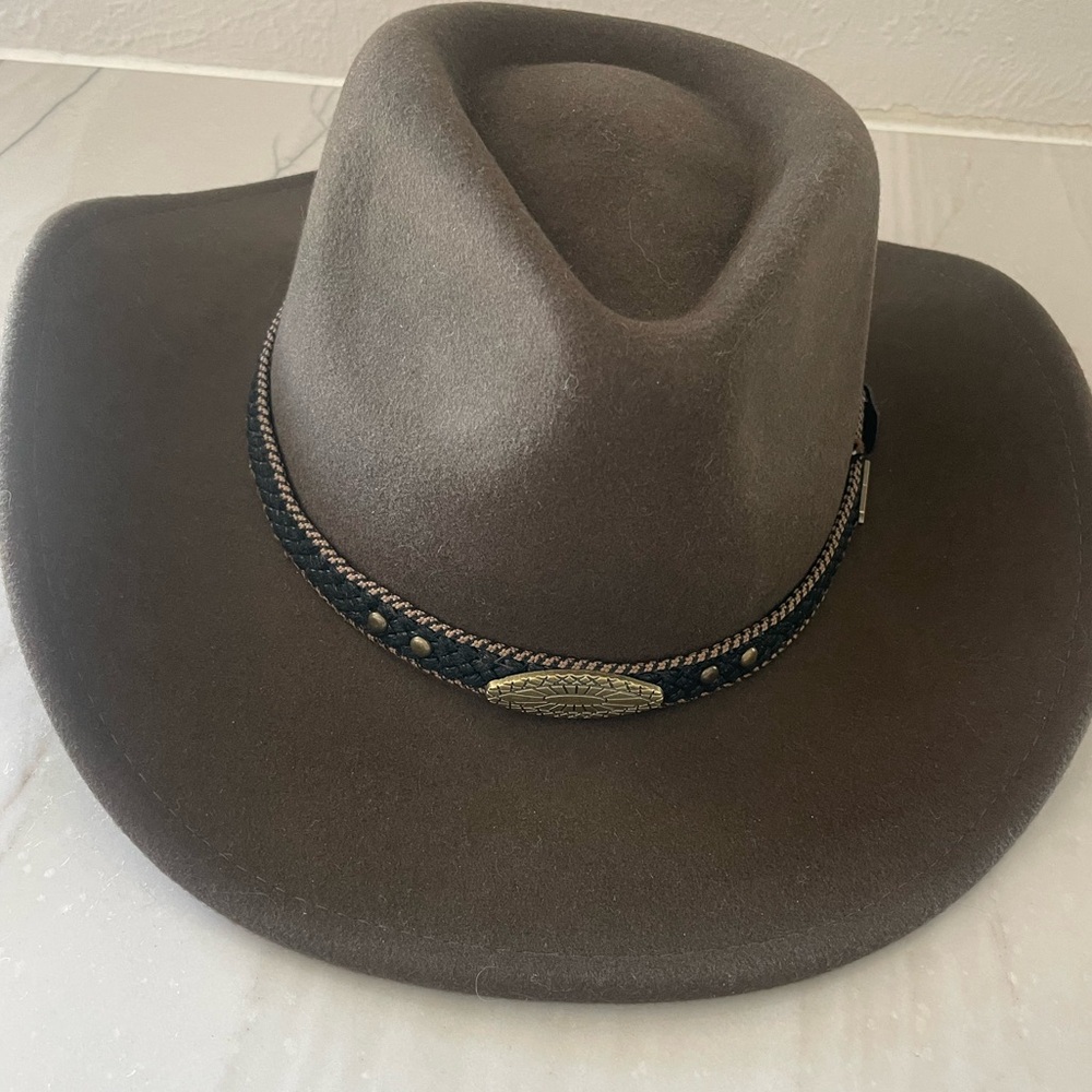Women's CODY JAMES Western Style Cowboy Hat-Brown-Size Small